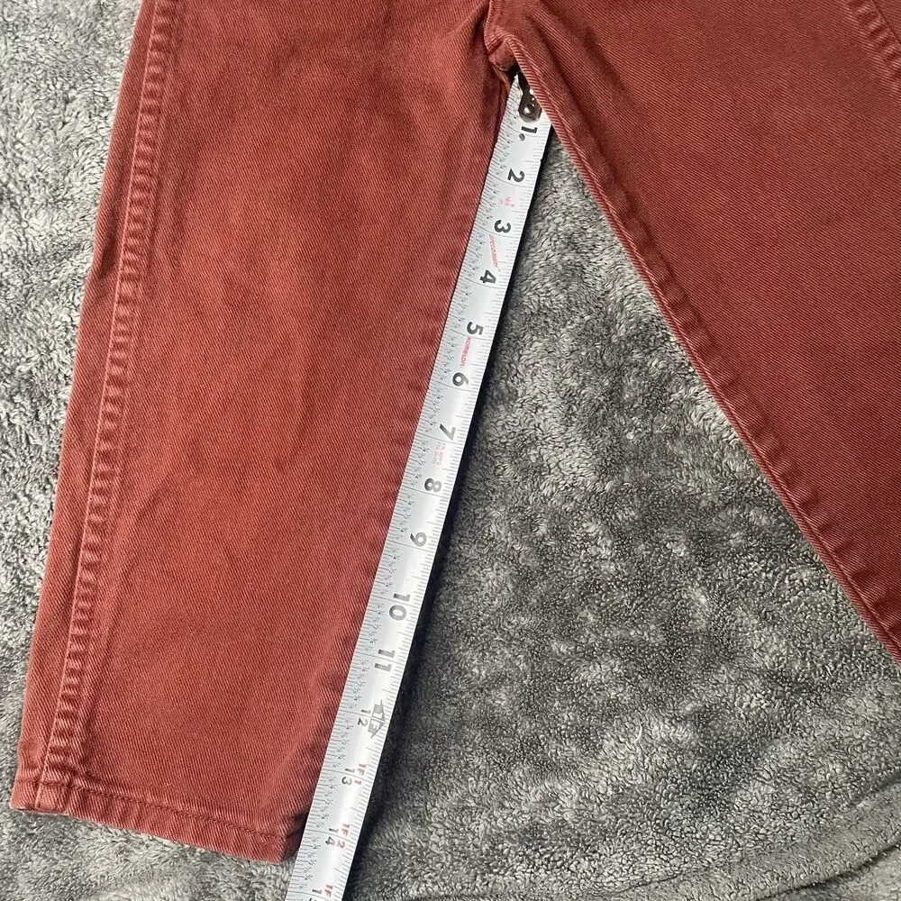 Vtg Wrangler 80s/90s 4 Slim Red Rust Jeans 928L88R Denim Made In USA 3T-4T